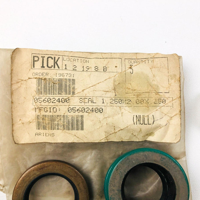 Ariens Gravely 05602400 Oil Seal 1.250x2.00x.250 OEM New Old Stock NOS Green 2