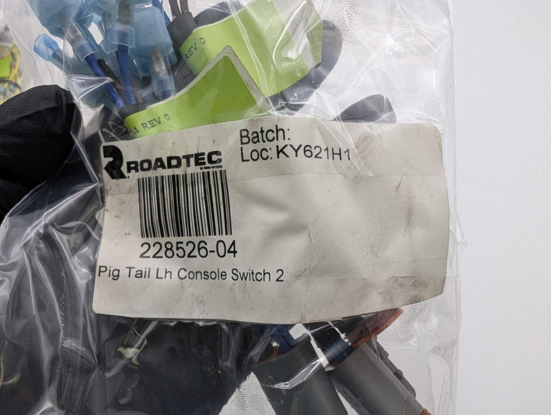 Roadtec 228526-04 Left Hand Console Switch 2 Pigtail Wiring Harness OEM Part