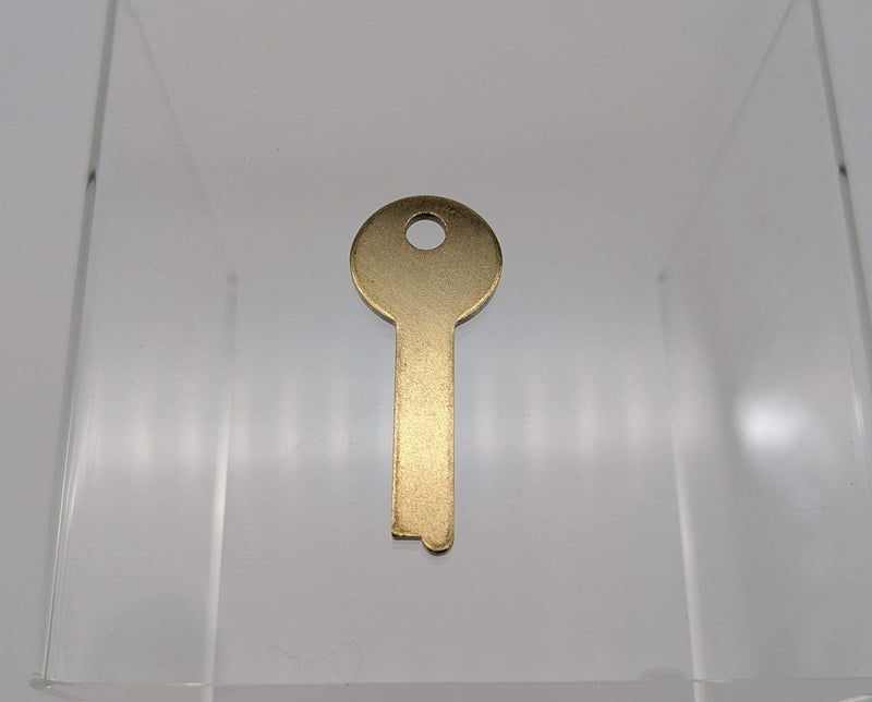 2x Ilco 885BL Key Blanks for Some Yale Safe Deposit Boxes Nickel Silver 1