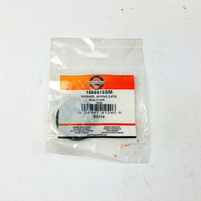 Briggs and Stratton 1656916SM Spring Washer .4751 OEM NOS USA for Simplicity