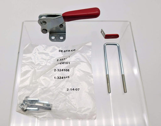 Destaco Model 324 Small Pull Action Latch Vertical Clamp 1/2" Max Hook Adj 1