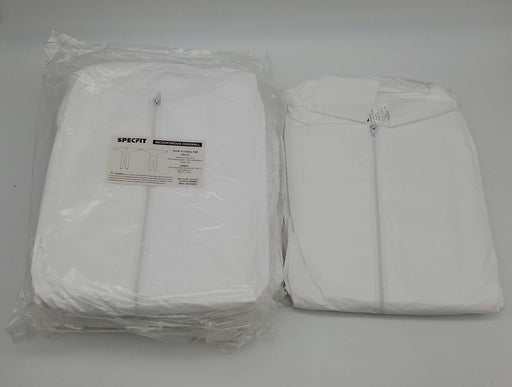 Microporous XL Coveralls Zipper Front Elastic Cuffs SpecFit VL1540XL Pack of 5 1