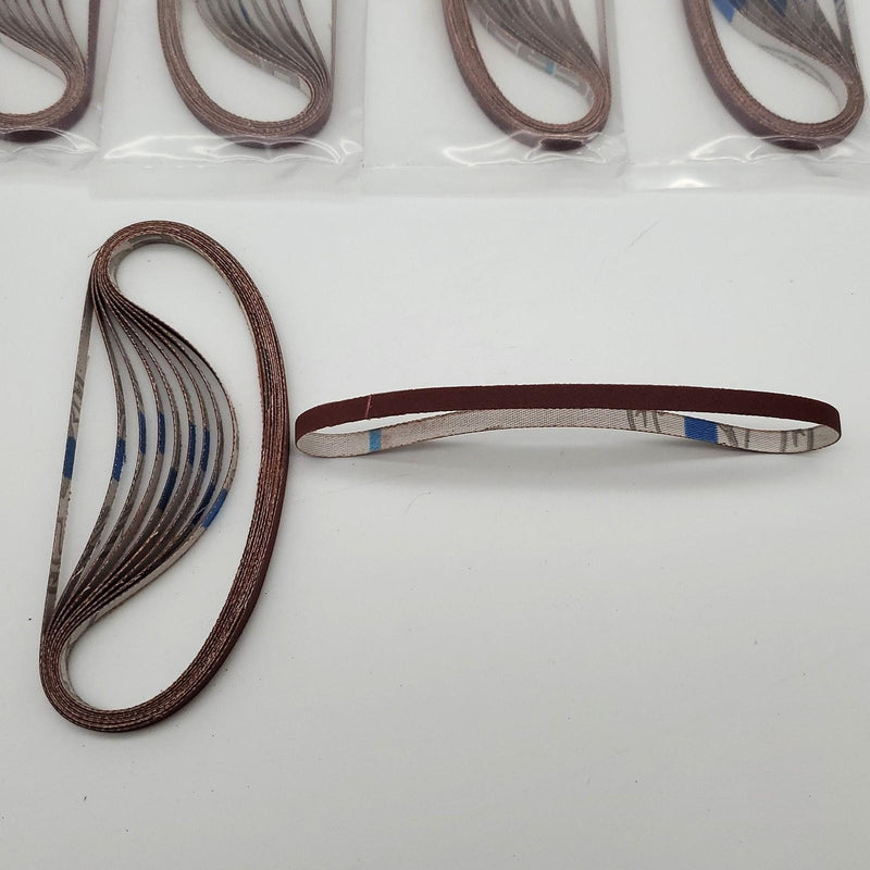 Congress Tools 1/4" Sanding Stick Belts 240 Grit Aluminum Oxide SB142 Pack of 50 2