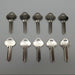 10x Ilco A1011D12 Key Blanks Russwin 6D12R Nickel Plated 6 Pin NOS 3