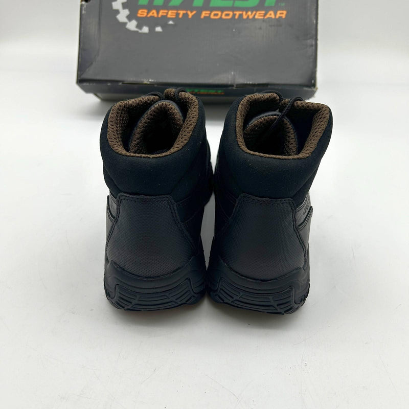 HyTest K12200 Internal Met Safety Hiker Boots Comp Toe EH Black 9.5 M Mens 8