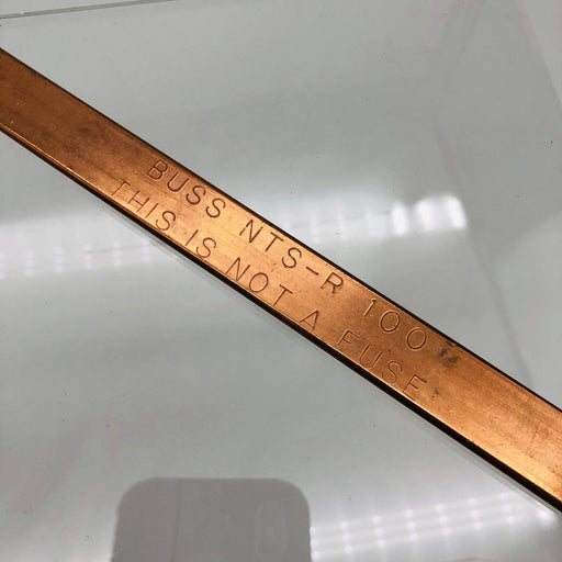 Cooper Bussman NTS-R-100 Buss Neutral Dummy Fuse Copper Pack of 1 2