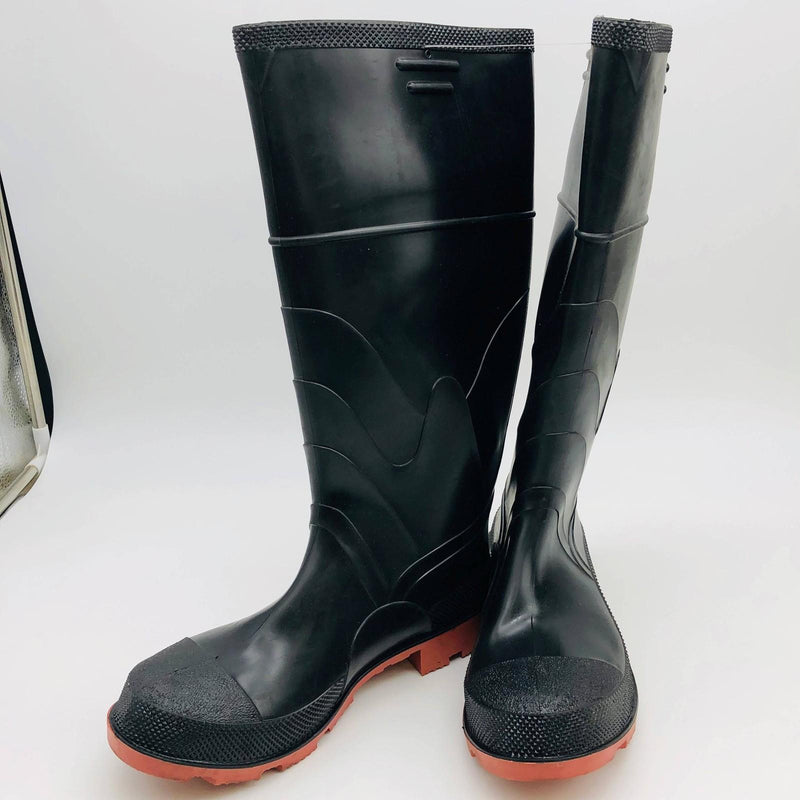Onguard GPB-168 Work Rain Boot M8/W10 Steel Toe Cleated Outsole Black PVC 16in 1