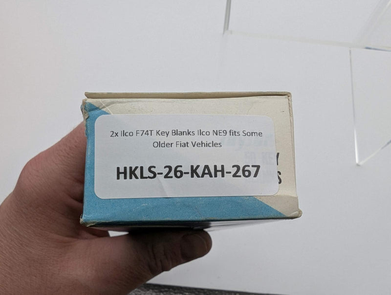 2x Ilco F74T Key Blanks Ilco NE9 fits Some Older Fiat Vehicles 3