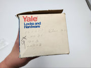 Yale Sliding Door Lock Push Turn 1-1/8" X 0.8" Cylinder 1/2" Throw Keyed Alike 8