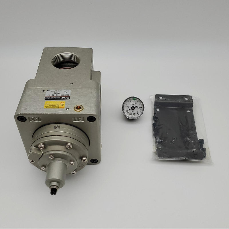 SMC VEX1900-14N-BG-X3 Regulator Pnuematic Valve 1.5" x 2" NPT Port 1MPa Bracket 1