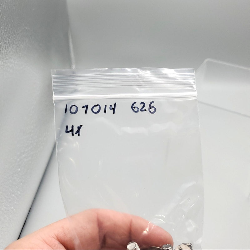 Rixson 107014 Top Pivot Screw Set Satin Chrome for 180 / F180 Pivots Set of 4 4