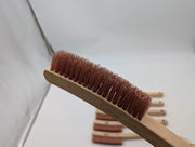 Osborn 54045 Platers Brush 4 Row 18 Col Tan Bristles 13.25" Wood Handle 6 Pack 3