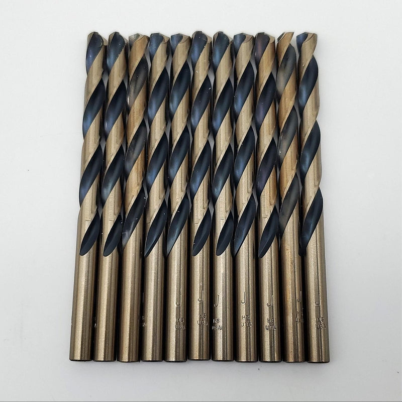 12x Viking Size J Drill Bits 39550 135 Deg Split Point HSS Jobber Length 4.125" 1