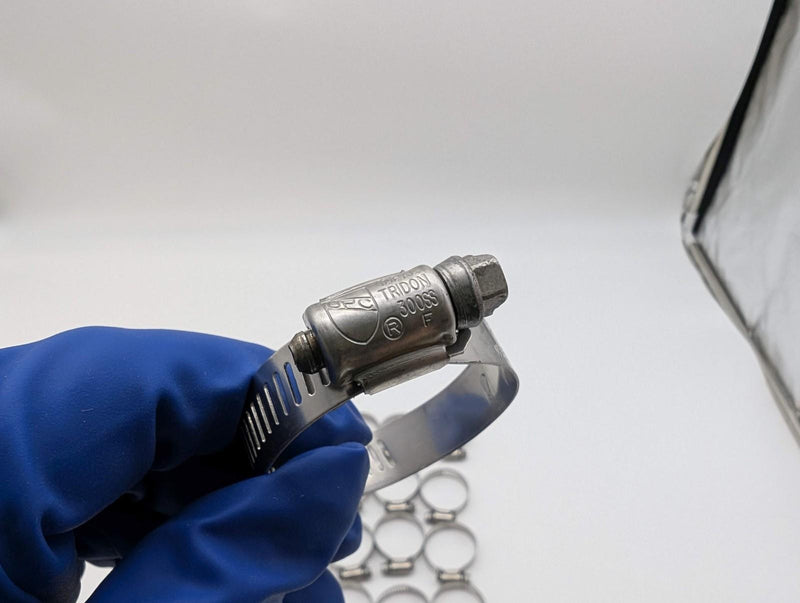 Ideal Tridon Size 24 Hose Clamps 1/2" Wide 1" to 2" 301 SS 67-4 Pack of 20 2