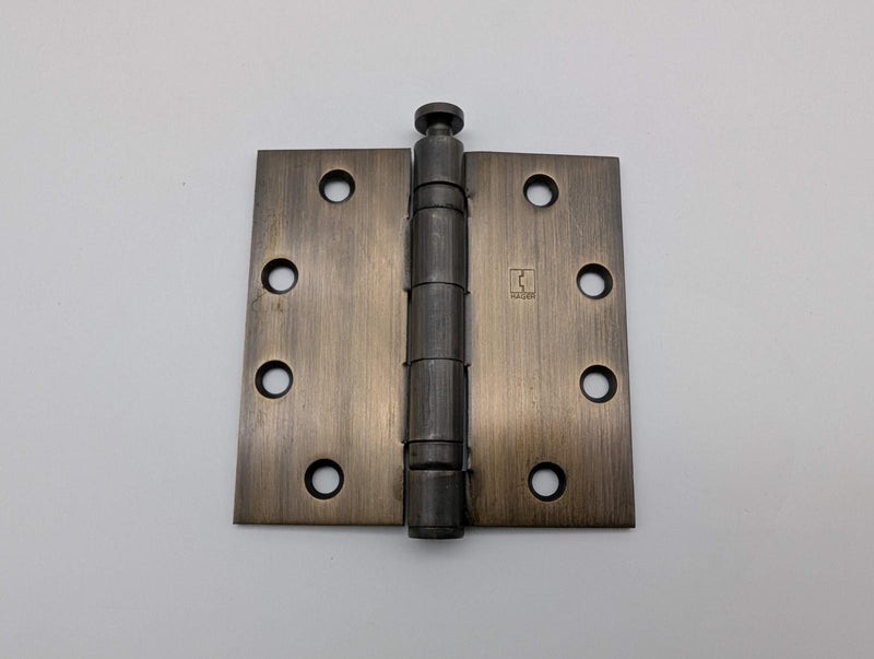 3x Hager BB1191 4.5" x 4.5" Door Hinges Ball Bearing Oiled Bronze Removable Pin