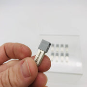 10x WAGO 281-402 Insulated Jumper Adjacent 32Amp 6mm W x 8mm H x 23.7mm D Gray 5