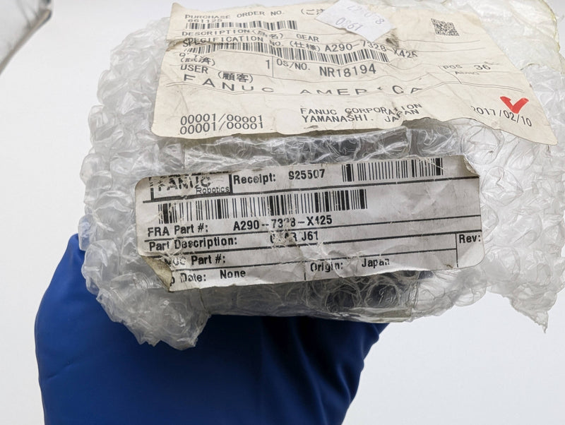 Fanuc A290-7328-X425 Gear J61 for FanucM-900iBJ700 Robot Arm 5