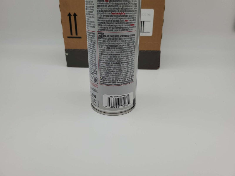 Rust-Oleum Gloss Safety Blue Enamel Spray Paint 15 Oz Pack of 6 Aerosol Cans 3