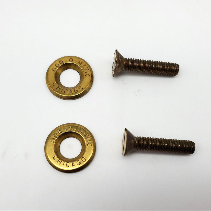 Door O Matic Closer Arm Alignment Screws Bright Brass For 3200 Series 292 Arm 1