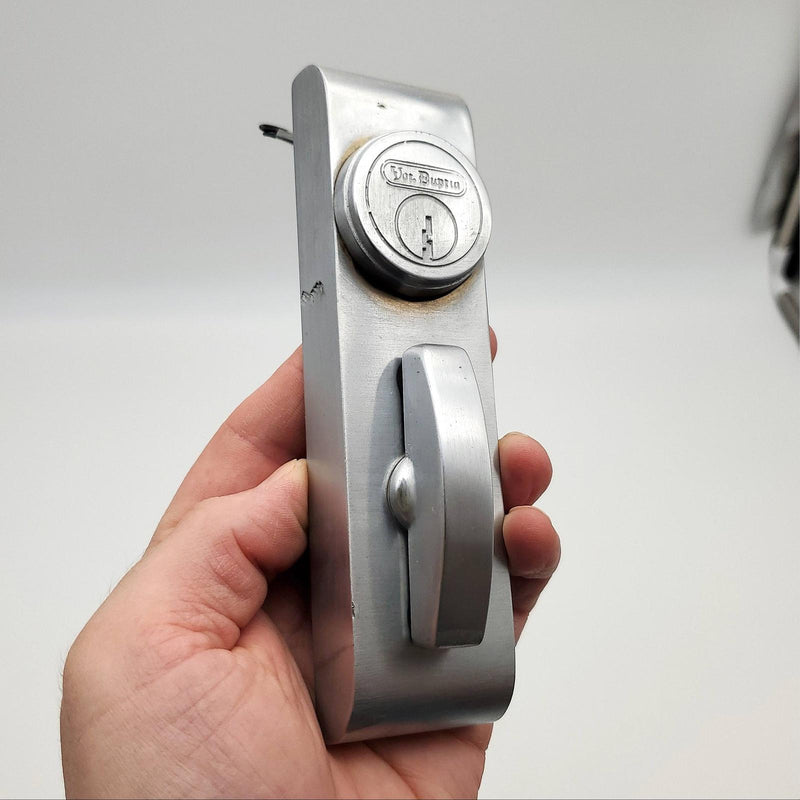 Von Duprin 376T Thumbturn Trim for Exit Devices Satin Chrome Adams Rite Solenoid 1