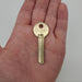 Mosler 77587 Safe Deposit Lock Key Blank 0.096" T x 0.36" W x 2.46" L 1