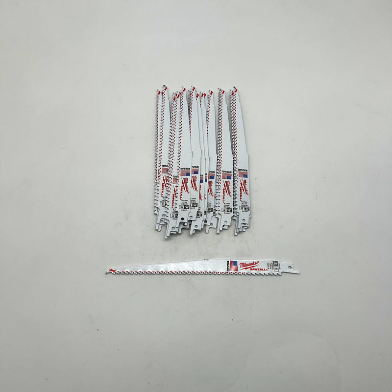 Milwaukee 48-01-6036 Super Sawzall Blades 5 TPI 9" Reciprocating Saw Lot of 23