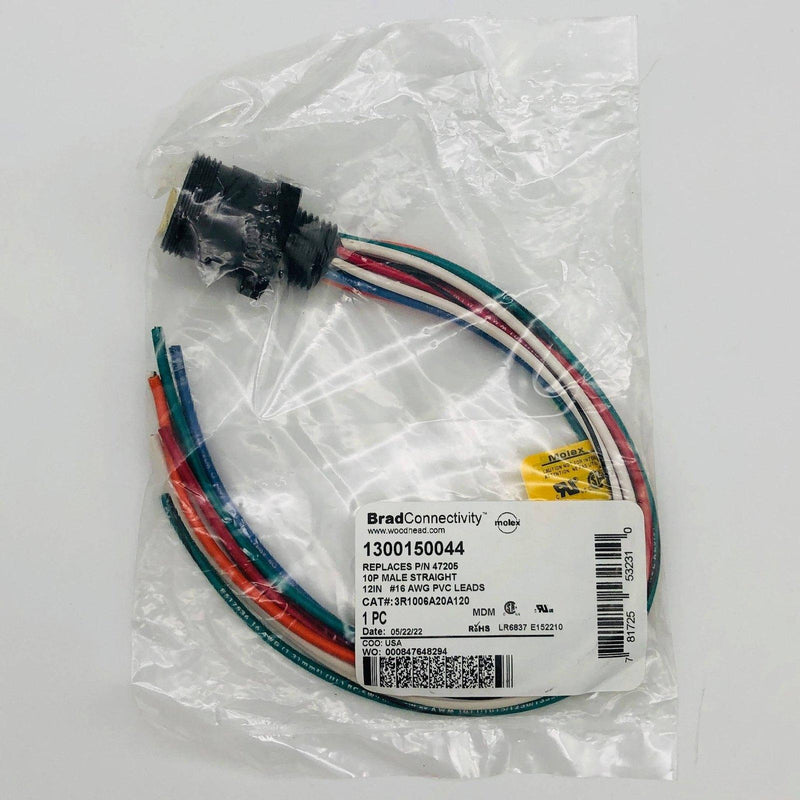 Brad Connectivity 3R1006A20A120 Male Receptacle MC 10P MR12 16/1 PVC 47205 1