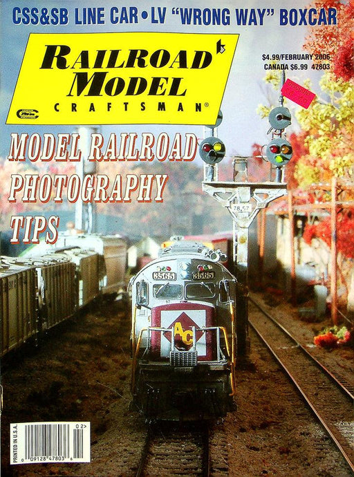 Railroad Model Craftsman Magazine February 2006 Vol 74 No 9 Model Railroad Tips 1
