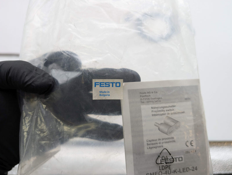 Festo SMEO-4U-K-LED-24 Magnetic Reed Proximity Sensor 12–27 VDC N/O 2.5M 36198