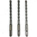 3pk Hammer Drill Bit 5/16" x 6" SDS Plus 3.75" LOC Carbide Tip Concrete Masonry 1