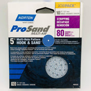 Norton 07660703223 Hook & Sand Discs 5in 80 Grit Multi Air Multi Hole 10pk 1