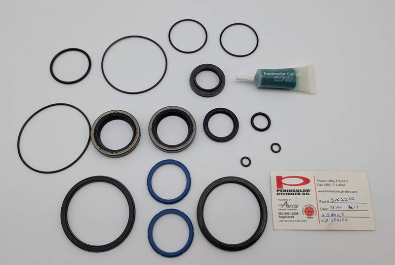 Peninsular Cylinder SK2250 Seal Kit 2.5 Bore CP Series for Pneumatic Cylinder