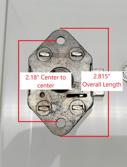 Master 1718 Locker Lock Built-In Spring Bolt Keyed Different F41 Master USA Made