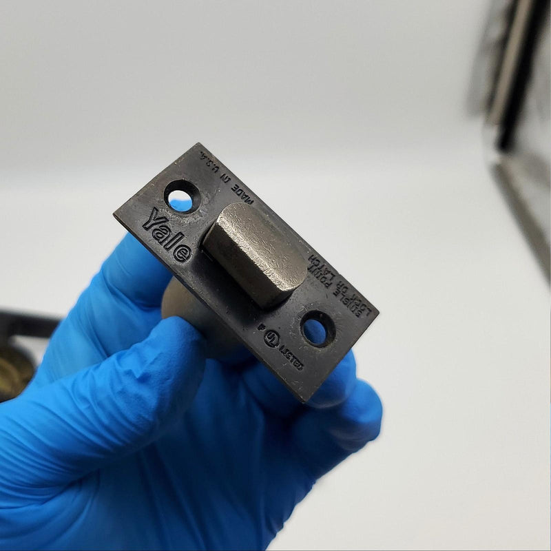 Yale Door Lever Passage Latch Oiled Bronze 2-3/4" Backset AU 5401LN US10B 6