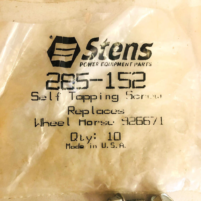 Stens 285-152 Screw New NOS For Wheel Horse 926671 Loose No Pkg 2