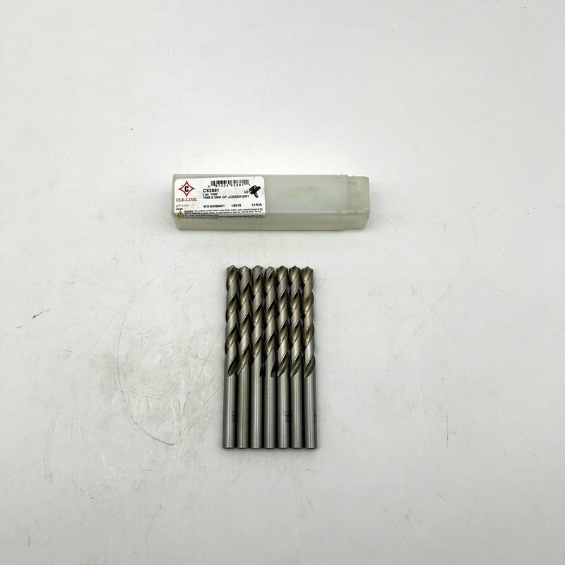 Cle-Line C62881 Jobber Drill Bit 8.3mm 1898 General Purpose HSS Bright Lot of 7