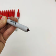 Sharpie 32702 Red Marker Fine Point Retractable No Cap Permanent 12 Count 7