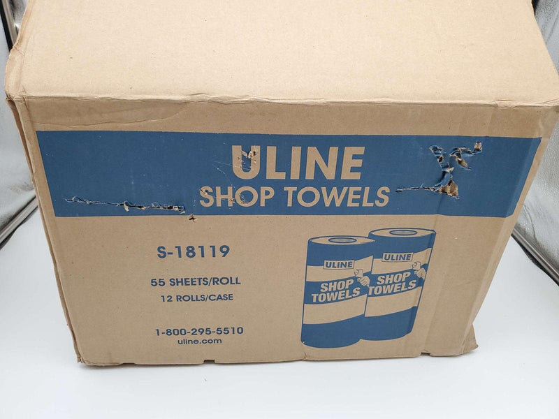 Shop Towels 55 Sheets Pack of 12 Rolls Cleaning Wipes Uline S-18119 4