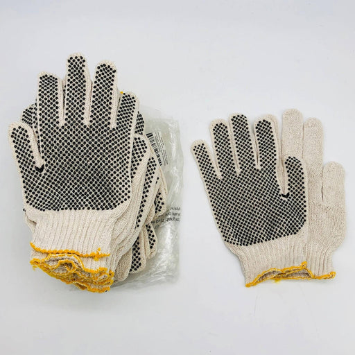MCR Safety 9650 Work Glove Size Small String Knit Cotton Poly Dots 1 Sd 12 Pairs 1