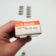 10x All Lock Cams 75-76 1-1/8" Length 1/4" Offset 0.35" ID Zinc Plated USA Made 5