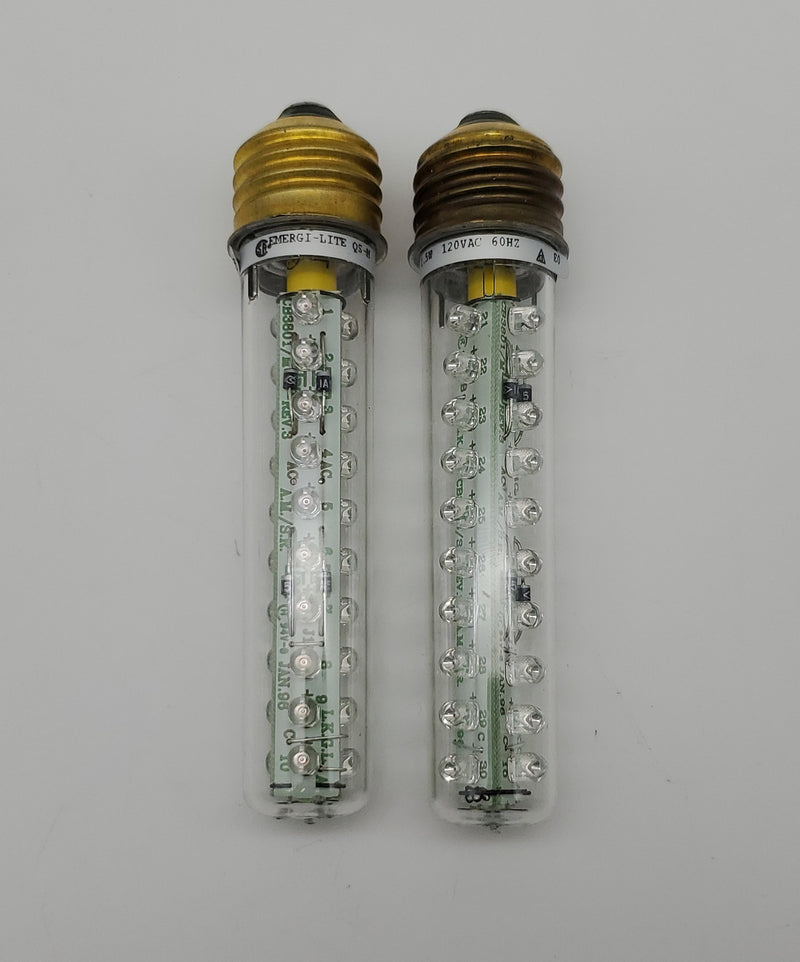 Emergi-Lite QSM-M LED Exit Sign Replacement Lamps Medium Screw Base Pack of 2 1