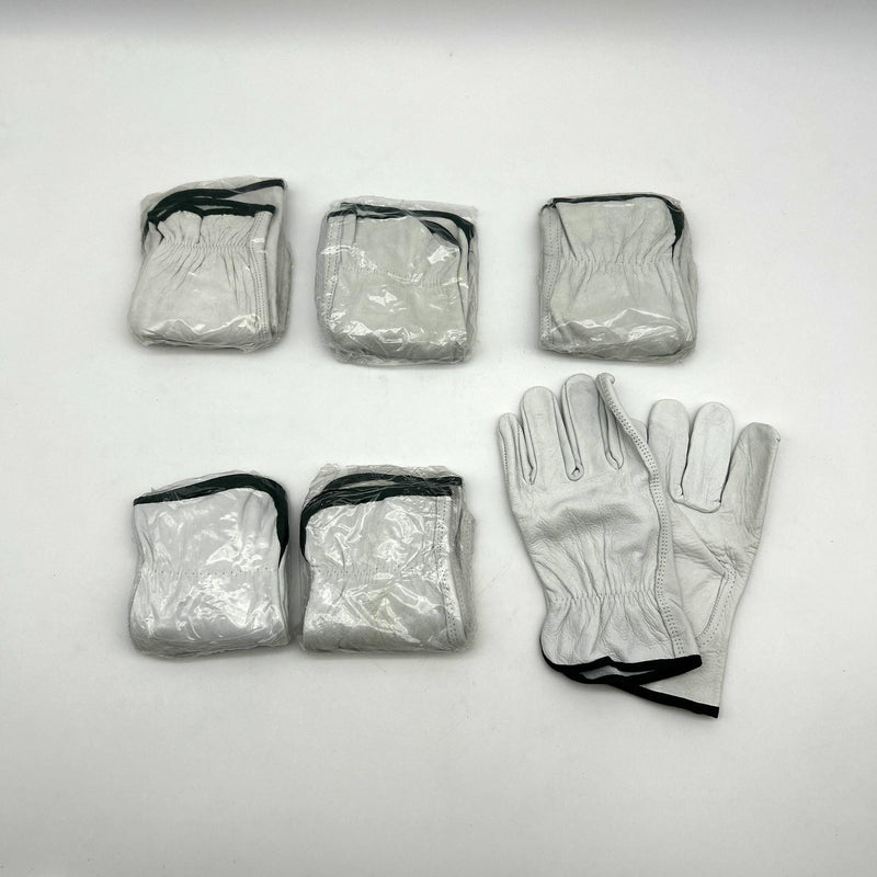 PIP 68-163 Driver Gloves Size Medium Split Cowhide Leather Vending Pks 6 Pairs 6