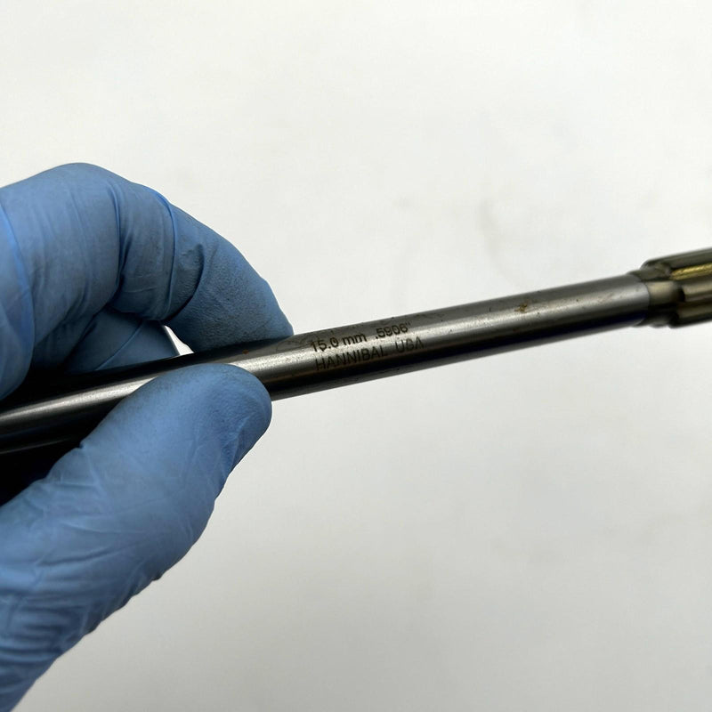 Hannibal 400150 Reamer Straight Shank and Flute Type 400 0.5906/15mm 7/16 Shank