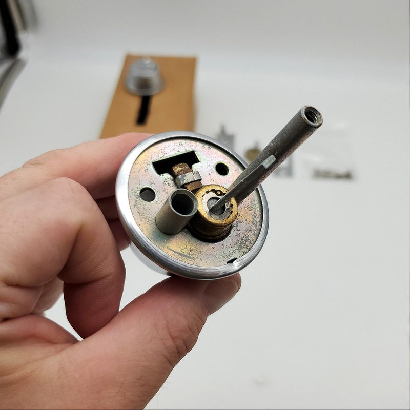 Falcon Deadbolt Double Cylinder Satin Chrome 2-3/8" Backset 930 Bore In USA Made 6