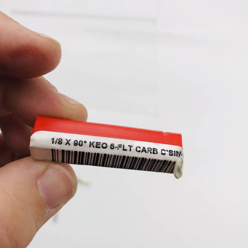 KEO Cutters 55802 Countersink Solid Carbide 1/8 x 90 Degrees 6 Flutes 1-1/2 OAL 2