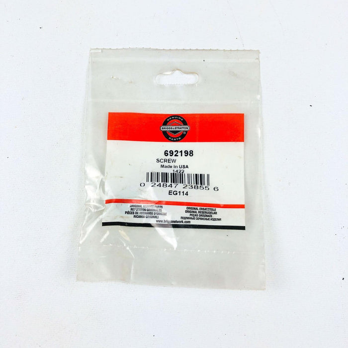 Briggs and Stratton 692198 Screw OEM NOS Sealed Clear USA 5