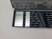 Cle-Line C21127 Jobber Drill Bit Set 1/16" to 1/2" 118 Deg 115 Pieces 8