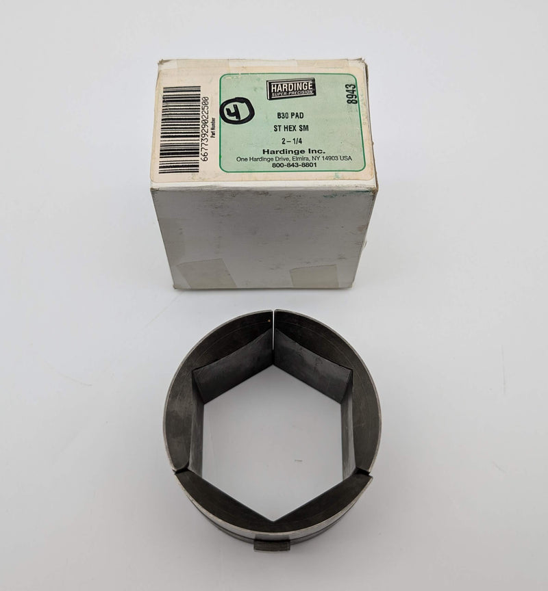 Hardinge B30 2-1/4" Round Smooth Finger Feeder Pads 3-Segment for B-Series