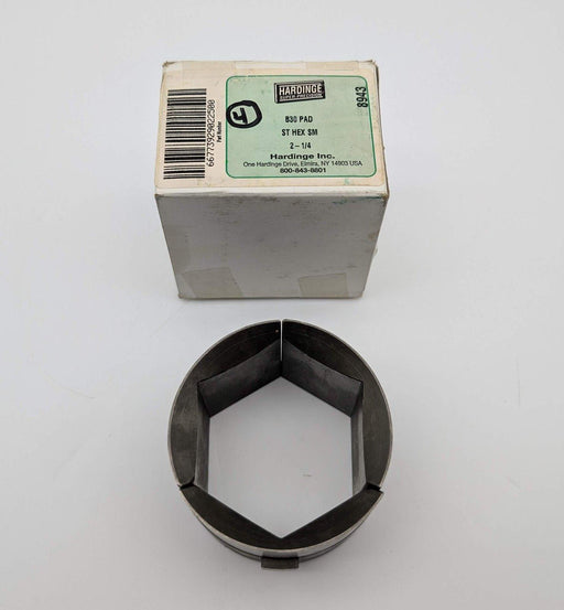 Hardinge B30 2-1/4" Round Smooth Finger Feeder Pads 3-Segment for B-Series 1