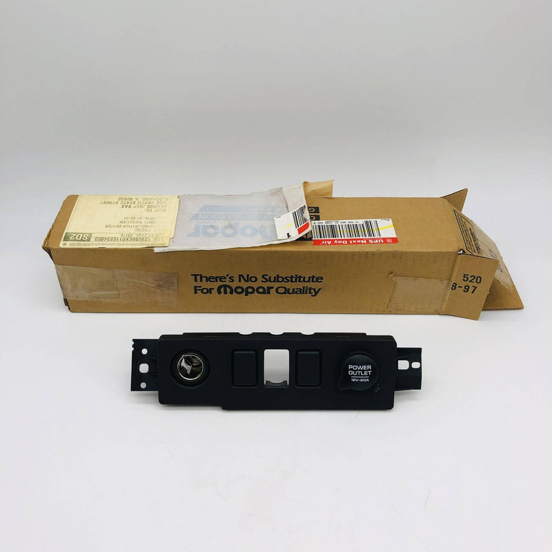 Mopar 4897501AE Bezel Switch Power Outlet OEM New Old Stock NOS Open 3